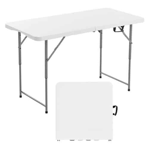 de2FSLKHWZDZ4YCBQ1OPT001V02Fgoods_img-v22Ffolding-table-m100-1.2.jpg 122 cm baltas plastikinis sulankstomas stalas – nešiojamas iškylų stalas su rankena vidaus ir lauko erdvėms - Image 1