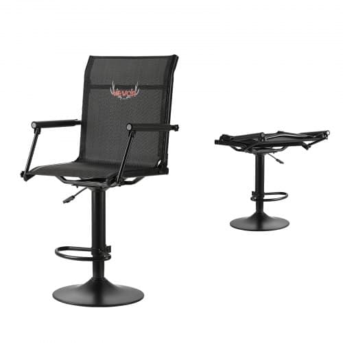de2FSLZYBKZDTSLGL6NMH001V02Fgoods_img-v22Fhunting-chair-m100-1.2.jpg Reguliuojama sulankstoma medžioklės kėdė su porankiais ir sulankstoma viršutine sėdyne 540 x 500 x 1030 mm - Image 1