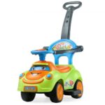 Vaikiškas paspiriamas automobilis (3-in-1 ride-on push car) su apsauginiais turėklais, 83 x 42 x 88 cm