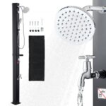 Saulės dušas 40 l, sodo dušas 2290 mm, lauko dušas