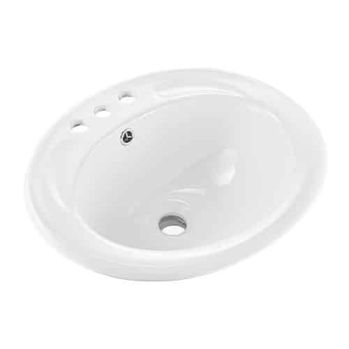 de2FTYXPTYXPTMAZ42E1Z001V02Fgoods_img-v12Fbathroom-sink-m100-1.2.jpg Pusiau įmontuojama vonios kambario kriauklė, 485 x 425 mm, ovali, balta keraminė praustuvė su perpylimo anga ir 3 maišytuvo angomis - Image 1