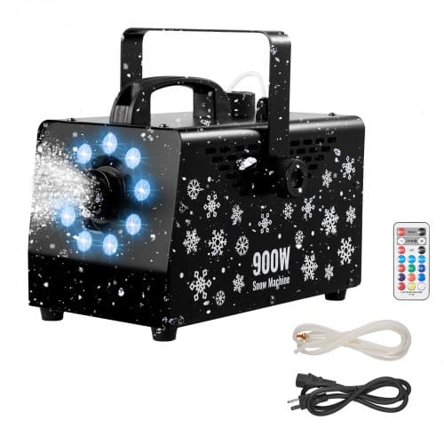 de2FXHJXP900WSCXLC6PI001V22Fgoods_img-v22Fsnow-machine-m100-1.2.jpg Galinga 900W sniego mašina 320 x 230 x 270 mm su aplinkos apšvietimu, belaidžiu nuotolinio valdymo pultu ir 1L skysčio bakeliu - Image 1