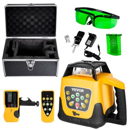 de2FXZJGSPY3JZHL1W16O001V22Fgoods_img-v22Frotary-laser-kit-m100-1.2.jpg Sukamasis lazerinis nivelyras su žaliu spinduliu (500 m diapazonas, nuotolinis valdymas) - Image 1