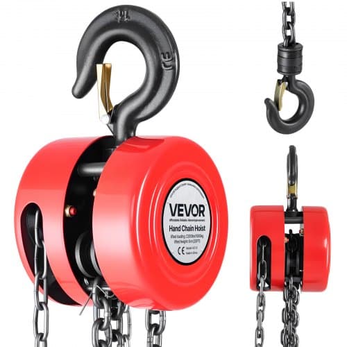 de2FYXKSLHL1T20FF3J5E001V02Fgoods_img-v32Fmanual-chain-hoist-m100-1.2.jpg 1 tono rankinė grandininė kėlimo gervė 140 x 130 mm su 6 m ilgio G70 cinkuota grandine ir patikima stabdžių sistema - Image 1