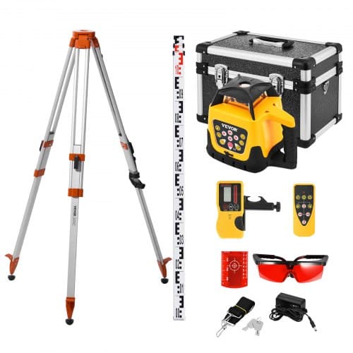 de2FZHSKU000000000005412Fgoods_img-v12Frotary-laser-kit-m100-1.2.jpg Rotacinis lazerinis nivelyras su priedais 300m veikimo nuotoliu raudonu spinduliu - Image 1