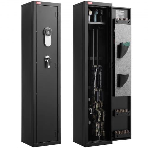 de2FZQBXXCZLB11MQR5TN001V92Fgoods_img-v52Fgun-safe-m100-1.2.jpg Biometrinis ginklų seifas spinta metalinis su pirštų atspaudų skaitytuvu šaunamiesiems ginklams 300 x 280 x 1396 mm - Image 1