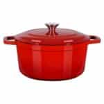 Emailiuotas ketaus puodas (dutch oven) 5,7 l su dangčiu ir dvigubomis rankenomis, 35 x 27 x 19 cm