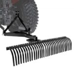 Velkamas vejos skarifikatorius-grėblys traktoriukui 1525 mm su 32 plieniniais dantimis