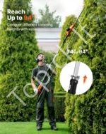 Baterijinis teleskopinis gyvatvorių žirklių rinkinys 20V, 45 cm ašmenys - Image 3