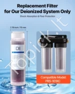 Dejonizuoto vandens filtrų kasetės 2 x 0,5 l su spalvą keičiančia DI derva - Image 3