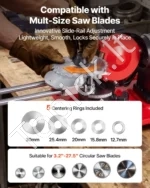 Diskinio pjūklo ašmenų galąstuvas su vandens bakeliu 370W, 80–700 mm - Image 4