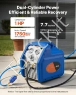 Dvigubo cilindro šaltnešio surinkimo aparatas 1 AG, 220-240V, HVAC ir automobilių sistemoms - Image 3