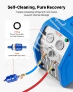 Dvigubo cilindro šaltnešio surinkimo aparatas 1 AG, 220-240V, HVAC ir automobilių sistemoms - Image 5