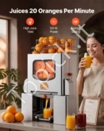 Elektrinė citrusinių vaisių sulčiaspaudė 120 W, 20 vnt./min. kavinėms ir restoranams - Image 2