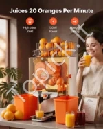 Elektrinė citrusinių vaisių sulčiaspaudė su čiaupu 120 W, 20 vnt./min. kavinėms ir restoranams - Image 2