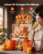 Elektrinė citrusinių vaisių sulčiaspaudė su krepšeliu 120 W, 20 vnt./min. kavinėms ir restoranams - Image 2