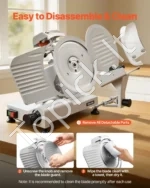 Elektrinė mėsos ir maisto pjaustyklė 300 W su 25 cm peiliu - Image 6
