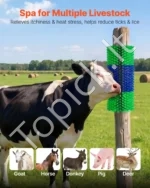 Gyvulių kasymosi šepetys 430 x 190 mm (ožkoms, karvėms ir kitiems gyvuliams) - Image 2