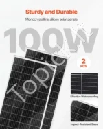 Hibridinė saulės ir vėjo jėgainė 400 W, 12 V su MPPT valdikliu ir priedais - Image 3