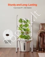 Hidroponinė kolona 30 augalų, 6 pakopų su LED apšvietimu ir talpykla namams - Image 5