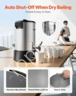 Komercinis kavos aparatas 4,5 l, 1190 W talpus gėrimų termosas su čiaupu - Image 6