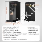 Komercinis vandens boileris 10L, 1500W, automatinis vandens užpildymas - Image 7