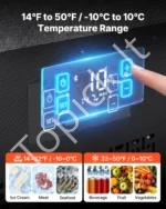 Kompresorinis automobilinis šaldytuvas 20 l, 12V/24V, itin lengvas su programėle - Image 3