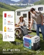 Kompresorinis automobilinis šaldytuvas 40 l, 12V/24V/230V su valdymu programėle - Image 2