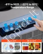 Kompresorinis automobilinis šaldytuvas 50 l, 12V/24V/230V su valdymu programėle - Image 3