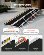 Neįgaliųjų vėžimėlių rampa 3045 mm, sulankstoma aliumininė su kojelėmis ir neslystančiu paviršiumi - Image 4