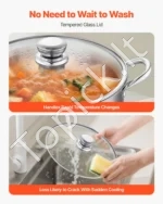 Nerūdijančio plieno puodas 11,4 l su stikliniu dangčiu - Image 6
