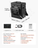 Nešiojamas automobilinis šaldytuvas-kuprinė 13 l (12V / 24V) - Image 7