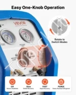 Nešiojamas šaltnešio surinkimo aparatas 3/4 AG, 220-240V, HVAC ir automobilių kondicionieriams - Image 4