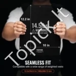 Plieninės svorio liemenės plokštės 6,6 kg pora jėgos treniruotėms - Image 3