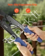 Plieno troso užspaudimo replės 1,2–3,17 mm su traškalo mechanizmu - Image 5