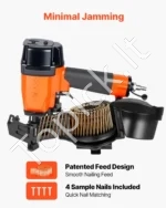 Pneumatinis stogų vinikalys CN45N 19–45 mm, 15° greitaeigis ritininis vinių kaltuvas - Image 3