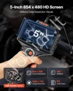 Pramoninis endoskopas su kamera, 360° motorizuotas pasukimas, 5 m laidas - Image 4