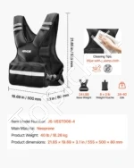 Reguliuojama svorio liemenė 18,3 kg su nuimamais maišeliais intensyvintoms treniruotėms - Image 7