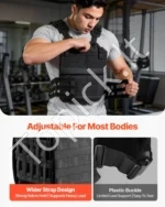 Reguliuojamas svorinis liemuo 18 kg treniruotėms, bėgimui ir jėgos pratimams - Image 4