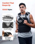 Reguliuojamas svorinis liemuo 18 kg treniruotėms, bėgimui ir jėgos pratimams - Image 3
