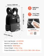 Reguliuojamas svorinis liemuo 18 kg treniruotėms, bėgimui ir jėgos pratimams - Image 7