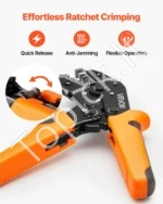 Reketinės užspaudimo replės laidų gnybtams 0,25–4 mm² - Image 3