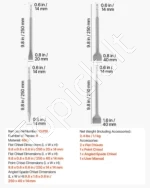 SDS Plus kaltų rinkinys, 4 dalių, iš 40Cr plieno - Image 7