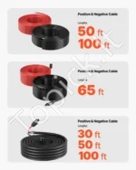 Saulės modulių ilgintuvas 10 AWG, 9,14 m su jungtimis lauko sistemoms ir kemperiams IP67 - Image 7