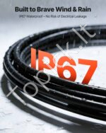 Saulės modulių laidas 10 AWG, 15,24 m rinkinys fotovoltinėms sistemoms IP67 - Image 5