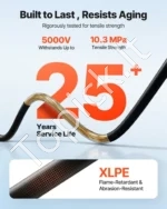 Saulės modulių laidas 10 AWG, 30,48 m rinkinys fotovoltinėms sistemoms IP67 - Image 3
