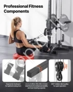 Sieninis treniruoklis su skriemuliais 227 kg, 18 aukščio padėčių jėgos pratimams - Image 4