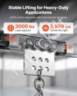 Slenkantis 8 ratukų vežimėlis profiliams 1361 kg, 4 vnt. komplektas garažui ir dirbtuvėms - Image 3