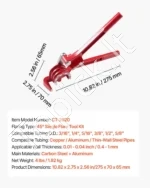 Stabdžių vamzdelių remonto rinkinys 7,6 m, 4,76 mm su valcavimo įrankiu ir lenktuvu - Image 7