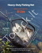 Sulankstomas graibštas žvejybai su teleskopine rankena, ilgas ir lengvas - Image 5